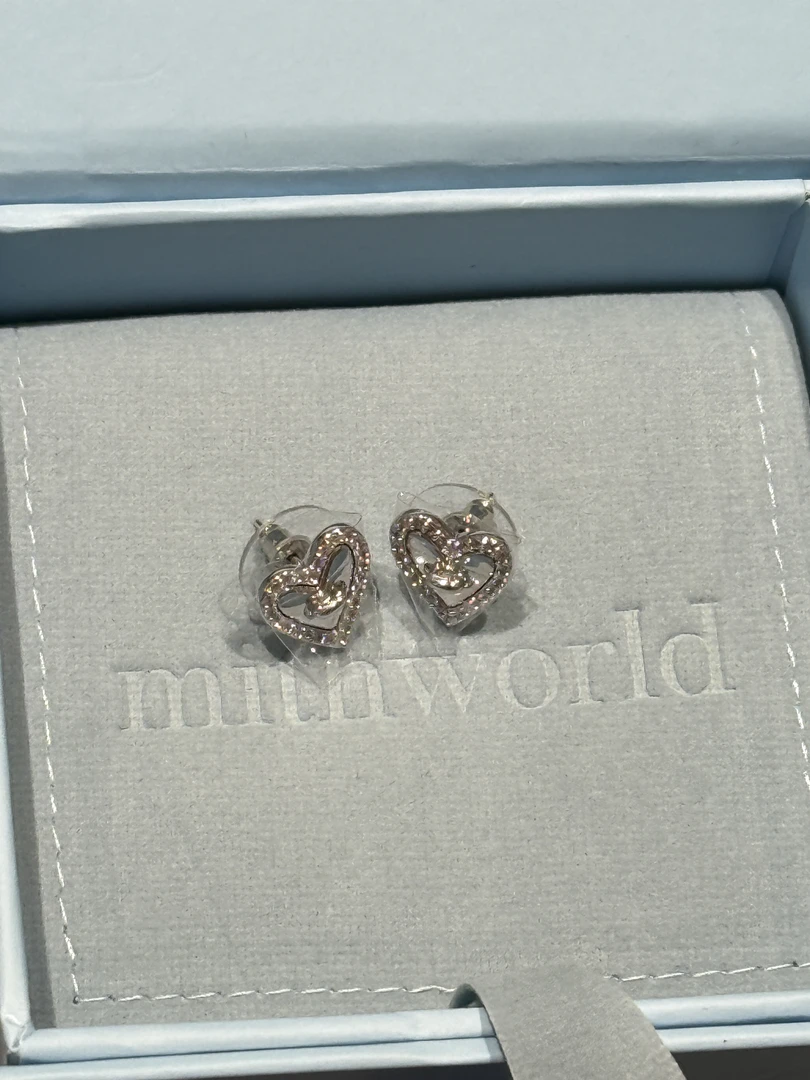 mithworld 爱心耳钉吊带