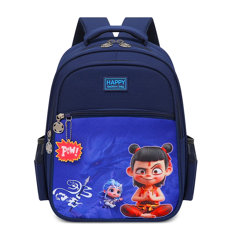 哪吒书包幼儿园男孩中大班可爱卡通奥特曼双肩包女童轻便减负背包