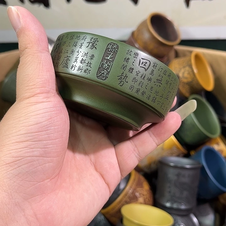茶杯紫砂全手工紫砂主人杯