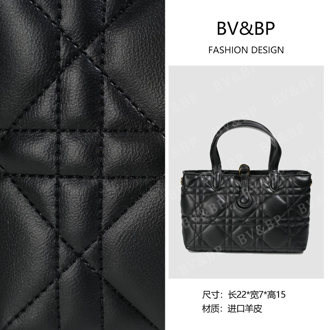 BV&BP· 原创设计真皮高定单肩斜跨包-9001-黑色