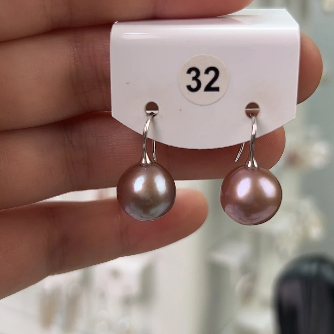 非金属巴洛克花瓣耳饰