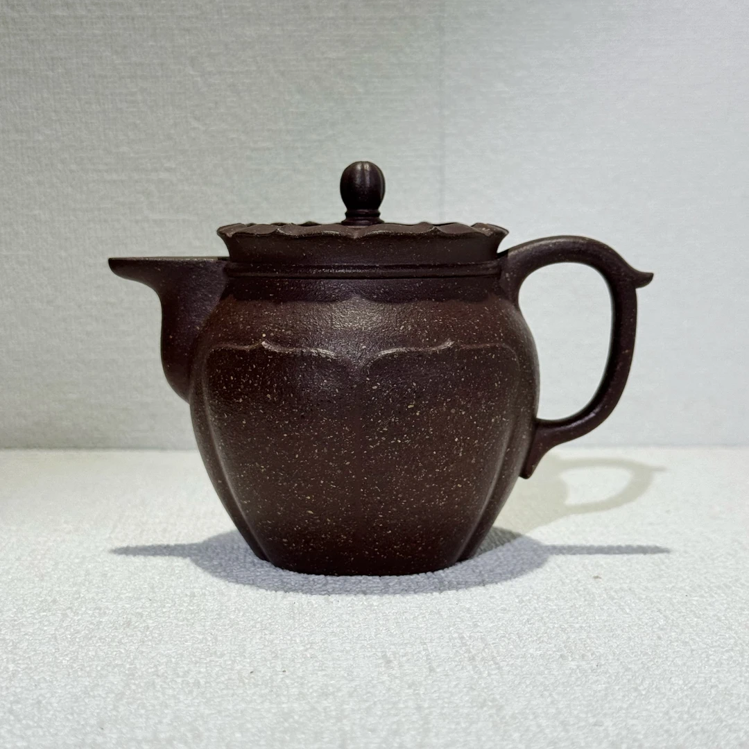 廣龍|僧帽 宜兴紫砂 20目手工泥 熟栗紫泥 全手工