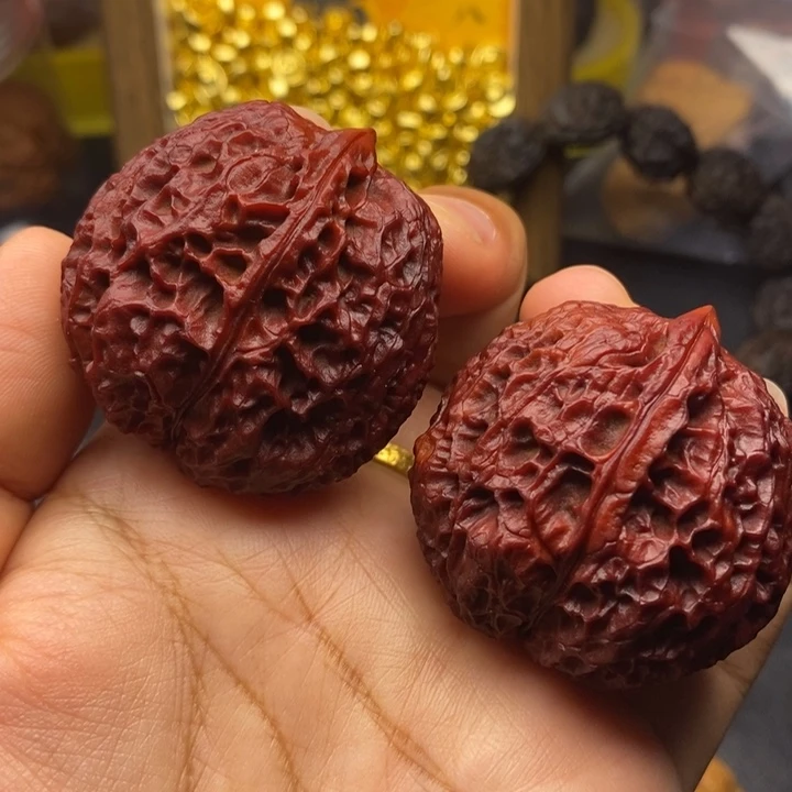 文玩核桃把件42尺寿桃57克