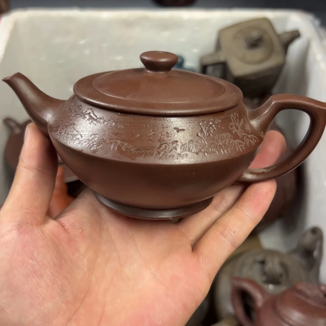 茶壶紫砂宜兴原矿紫砂壶300毫升容量