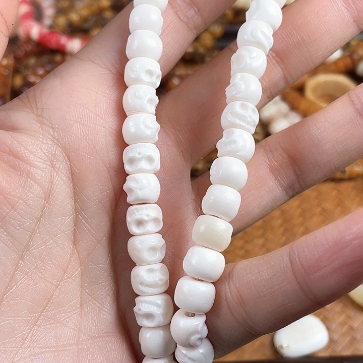 鹿骨手串/手链驼骨驼骨146，发一半发54颗