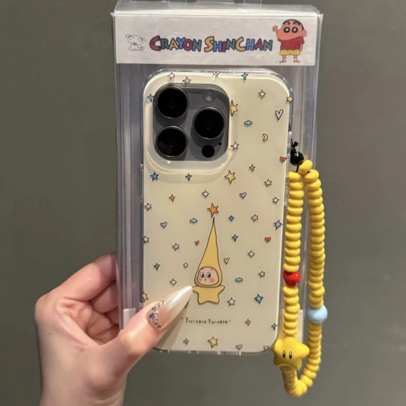 奥菲顿彩色星长帽小人适用iPhone16大孔手机壳华为vivo小米oppo套