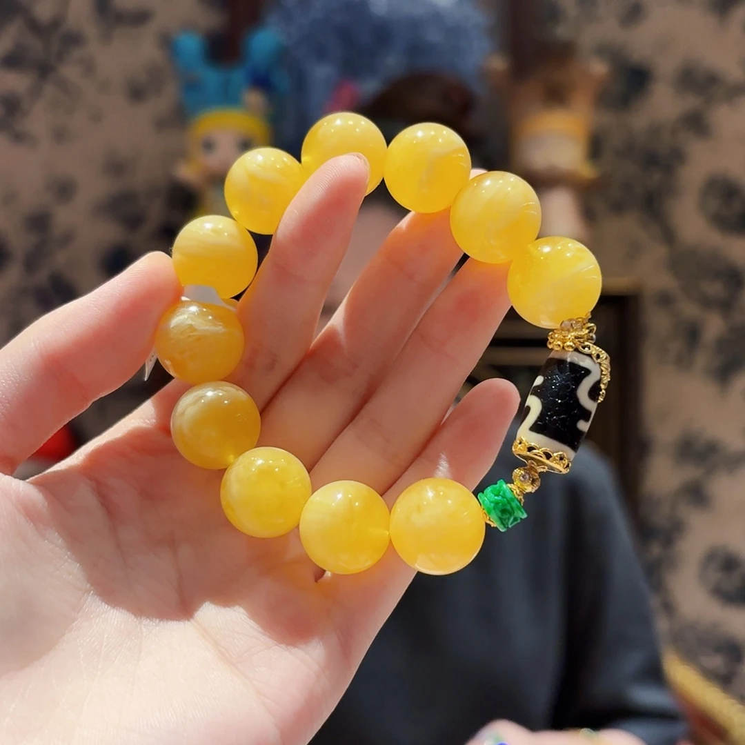 手链蜜蜡未镶嵌手串