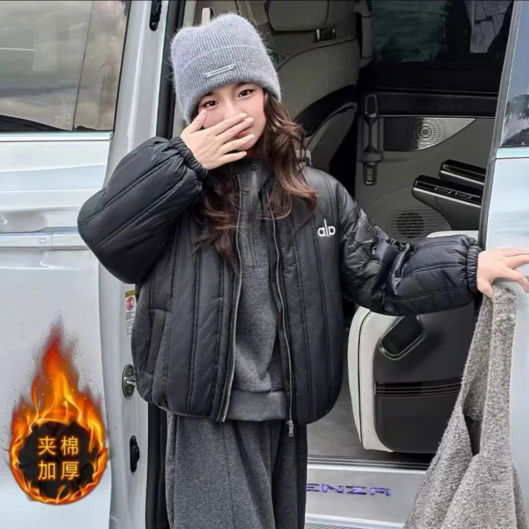 1135黑色轻薄款棉服外套【南五靠窗