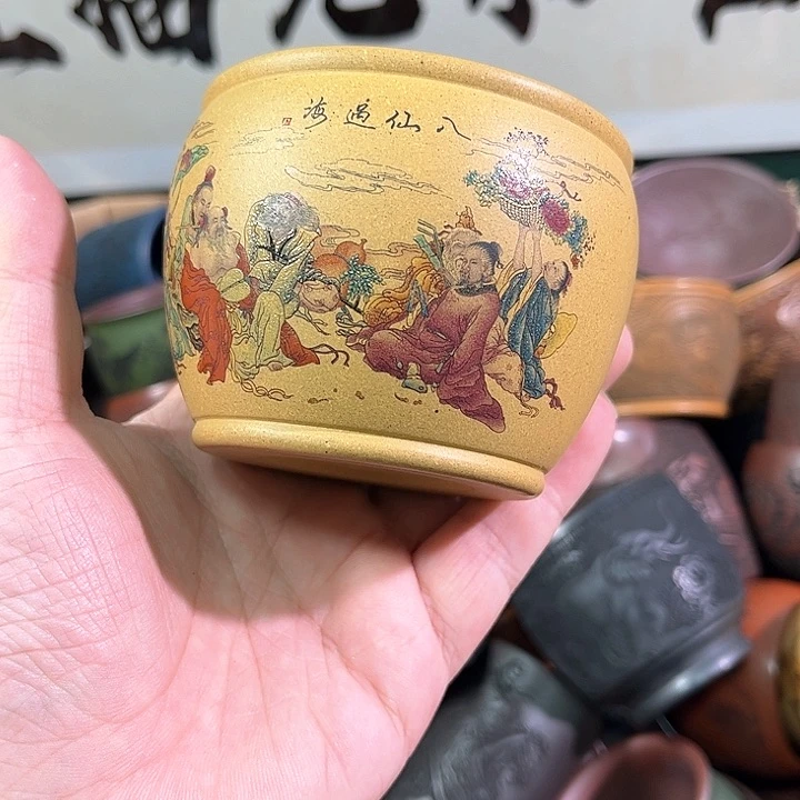 茶杯紫砂全手工紫砂主任杯