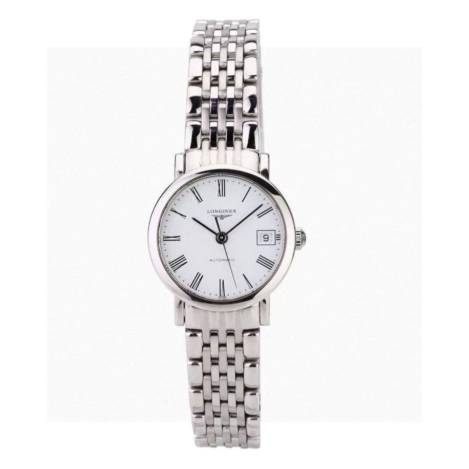 99新 Longines/浪琴 博雅系列自动机械女表25.5盘L4.309.4.11.6