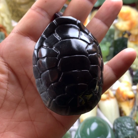 蛇纹石玉未镶嵌岫玉手把件