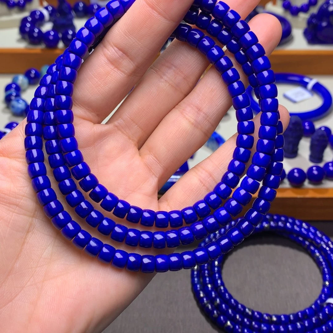 青金石手串未镶嵌6mm5409