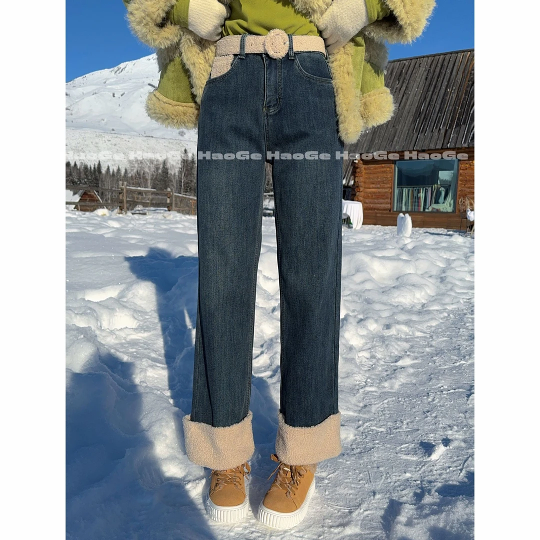 浩哥严选●修容裤HGQ5NZK3824A牛仔裤预（送主图腰带）