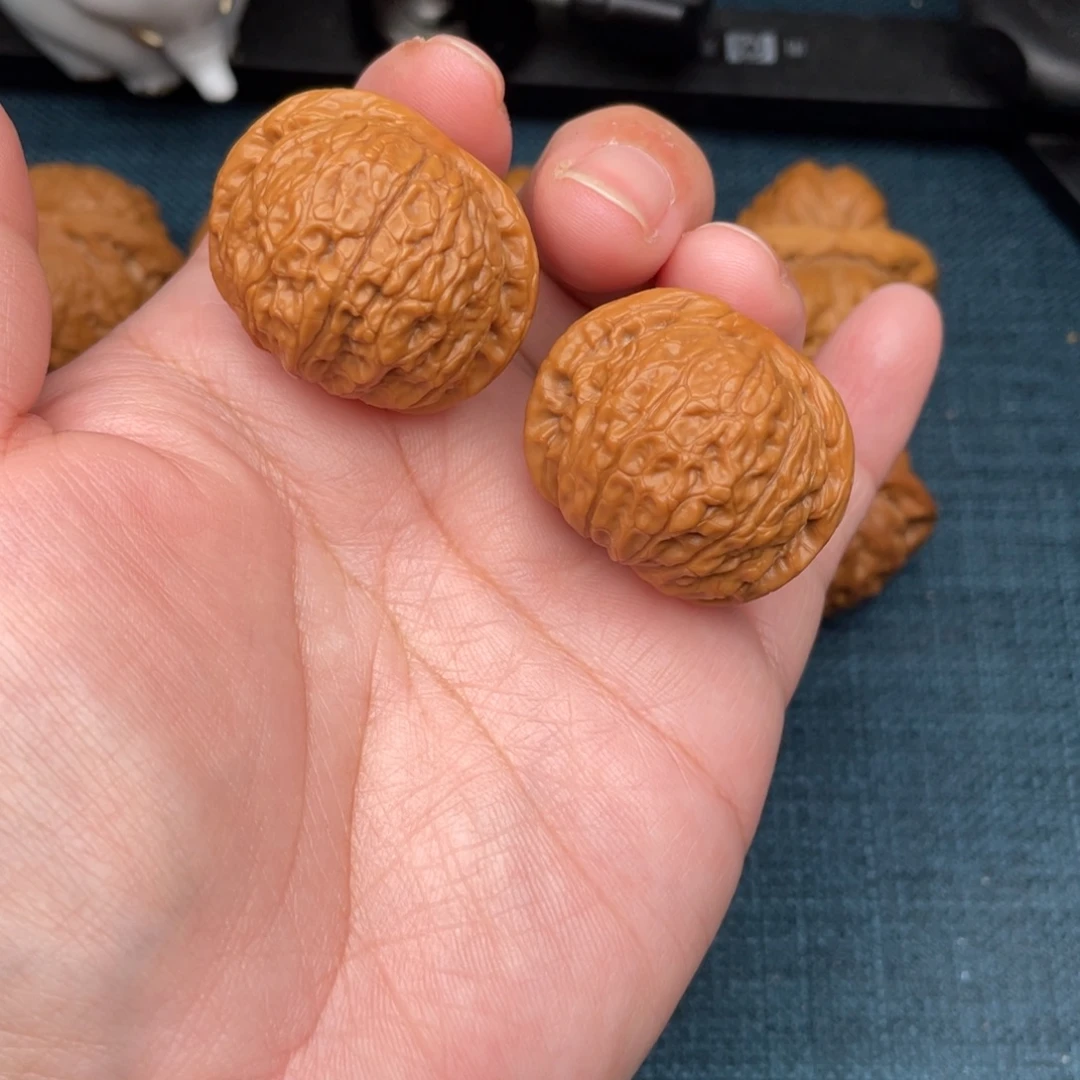 天***运文玩核桃把件全品乾隆磨35