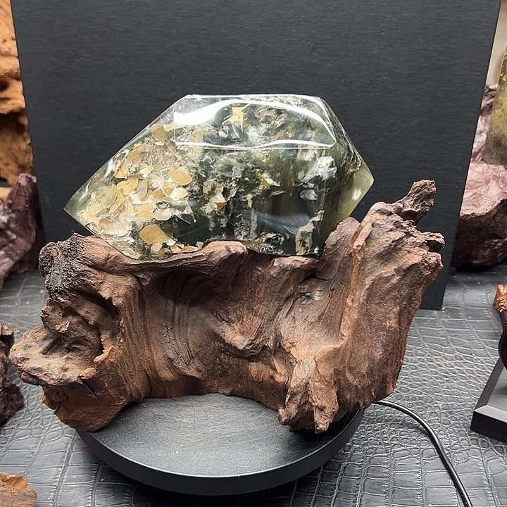 水晶摆件未镶嵌水晶观*