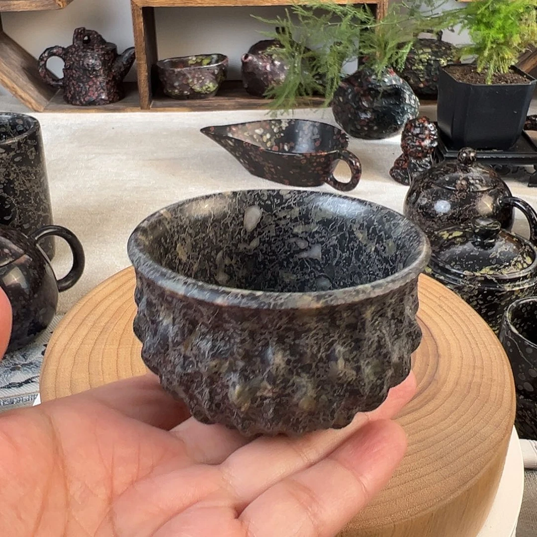 梅花玉核桃杯主人杯