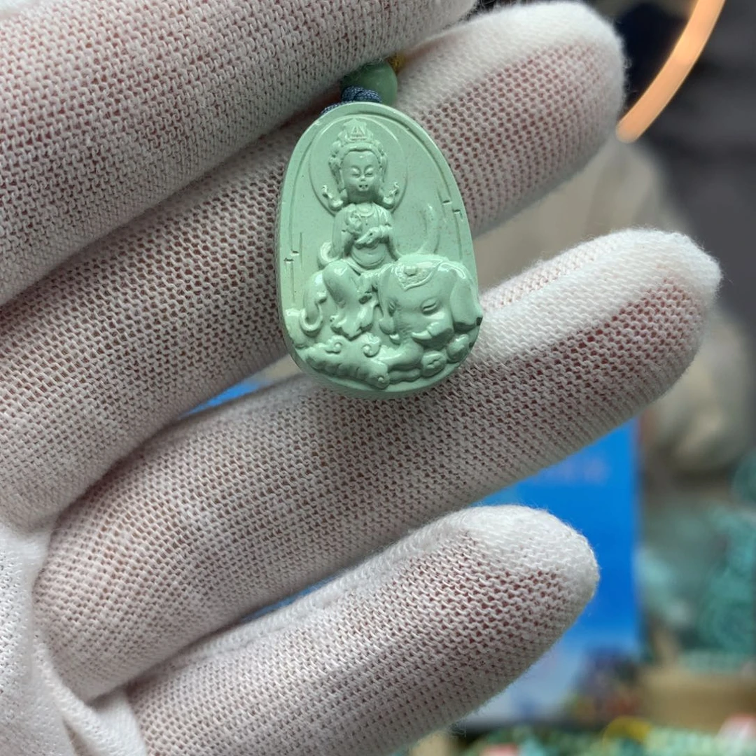 绿松石挂件未镶嵌
