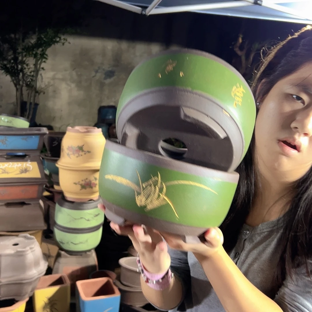 21+21描金球盆花盆花盆