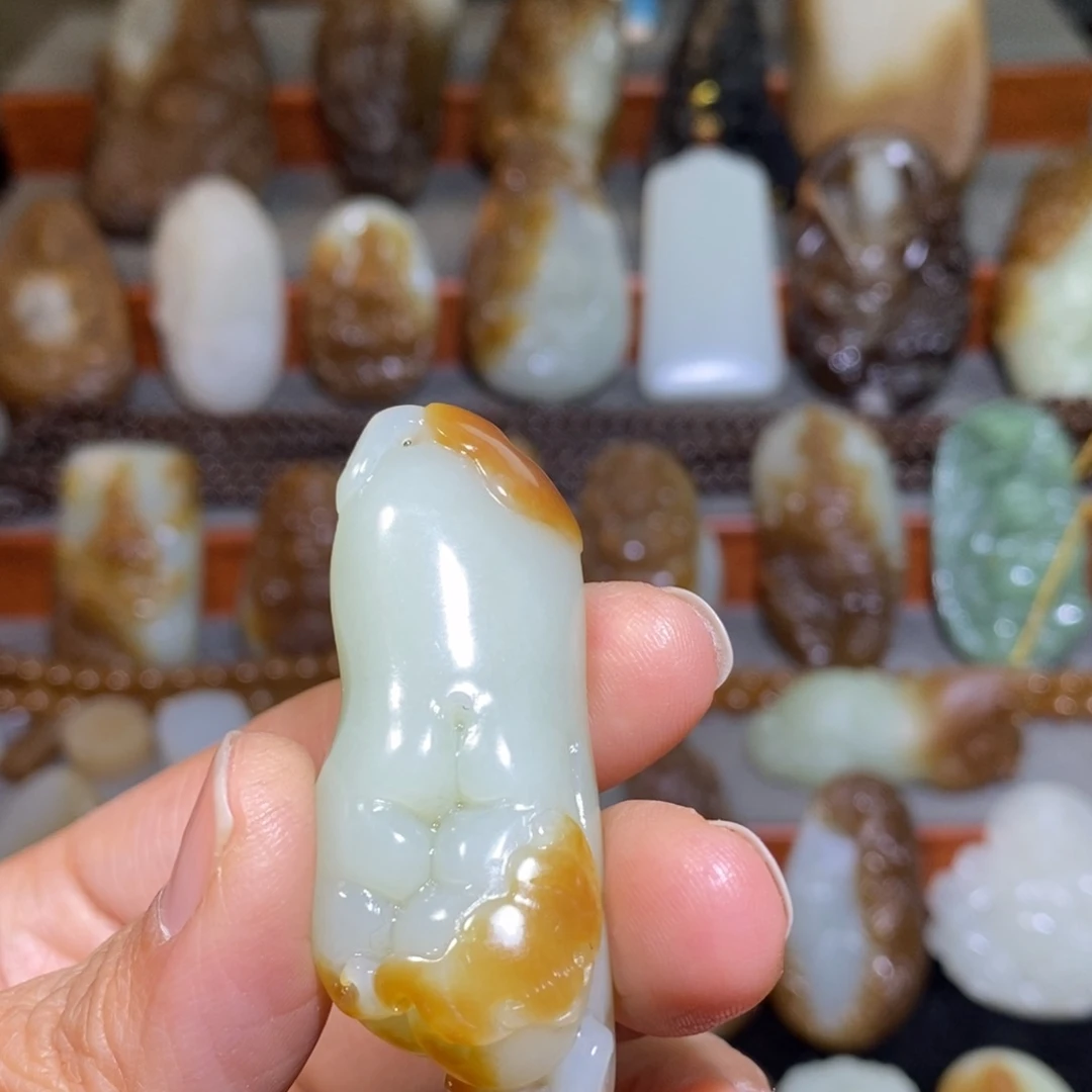 定制和田玉福寿如意