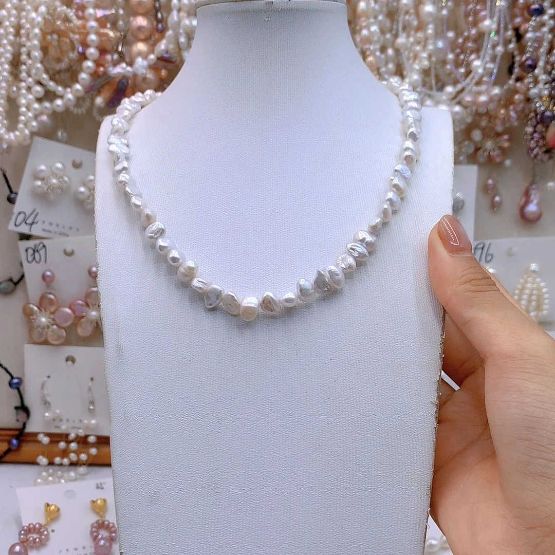 银S925镶嵌淡水珍珠发饰