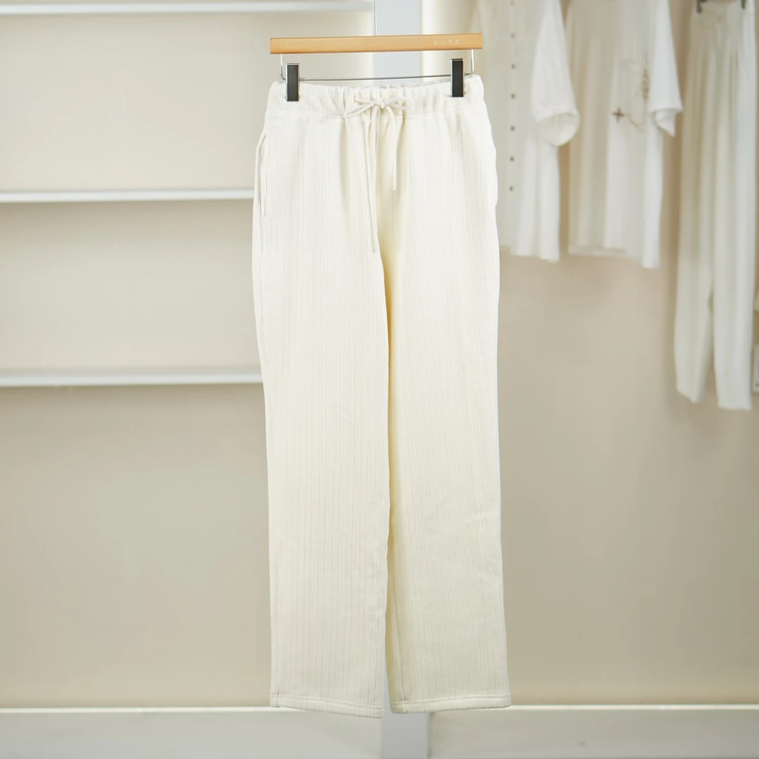 【麦迪尚品•品牌新款】51026182 松紧腰直筒休闲裤秋冬女品牌折扣