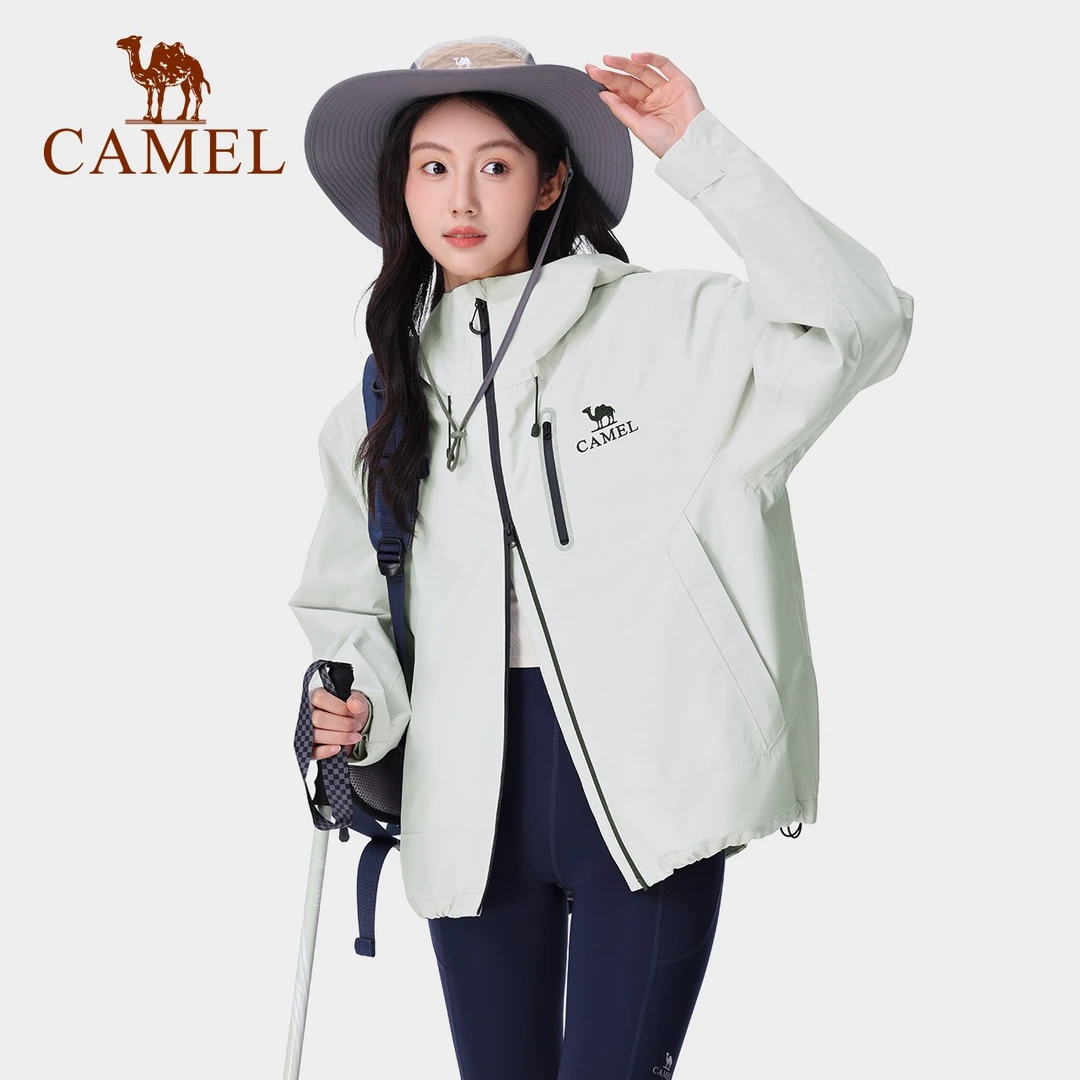 【品牌专属】骆驼户外冲锋衣男单层防风防水户外运动进藏登山外套春