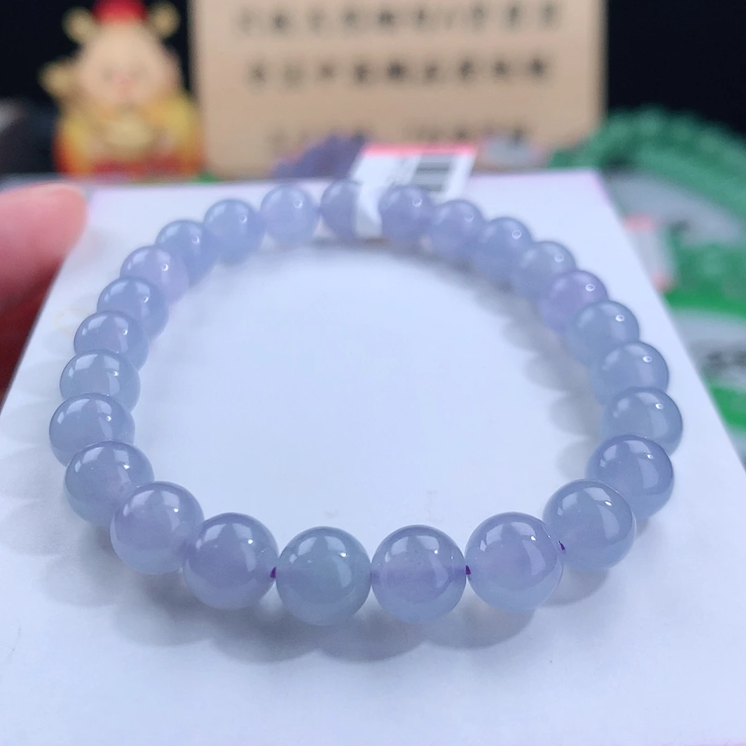 翡翠手链未镶嵌卡7mm