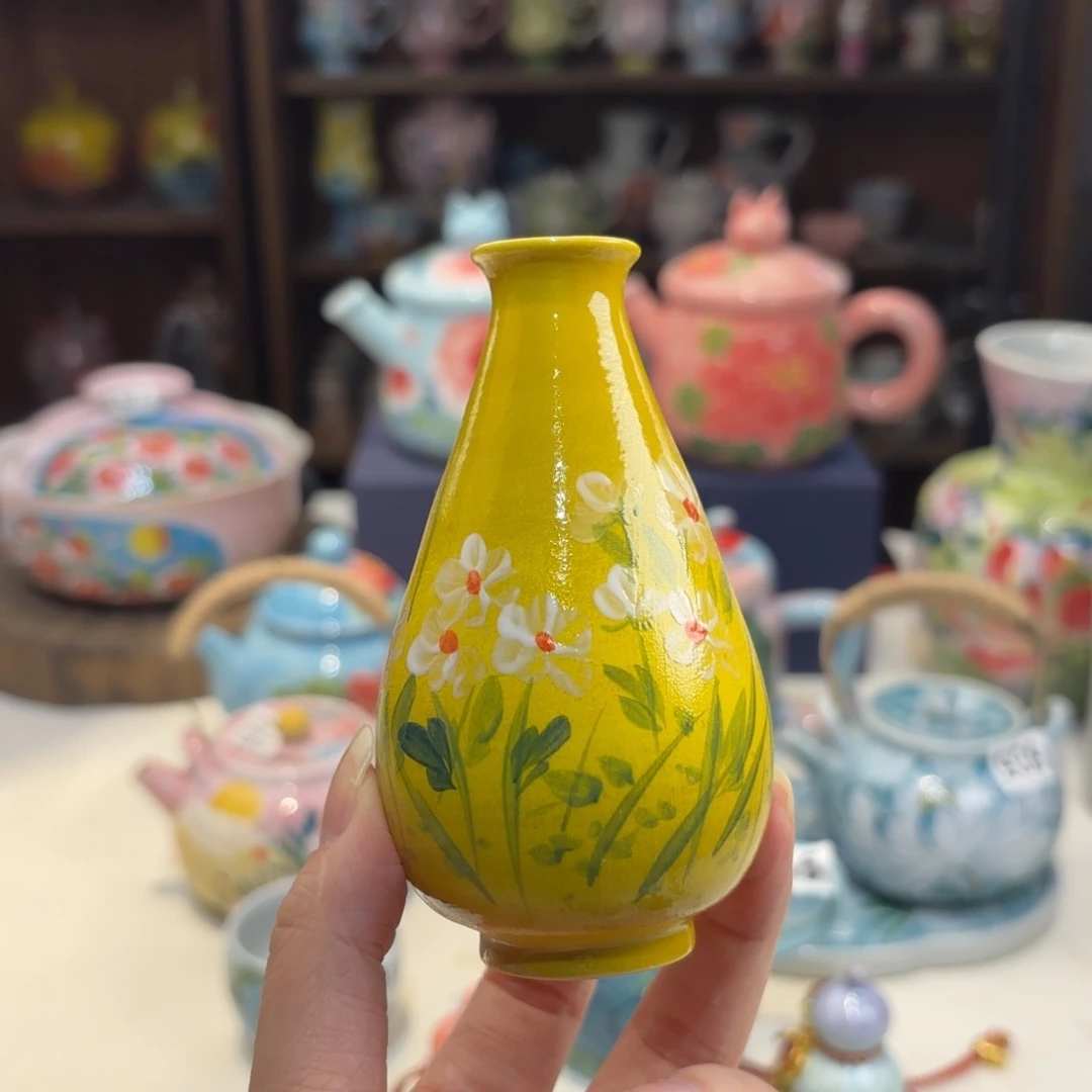 景德镇手绘高温釉下彩陶瓷茶具