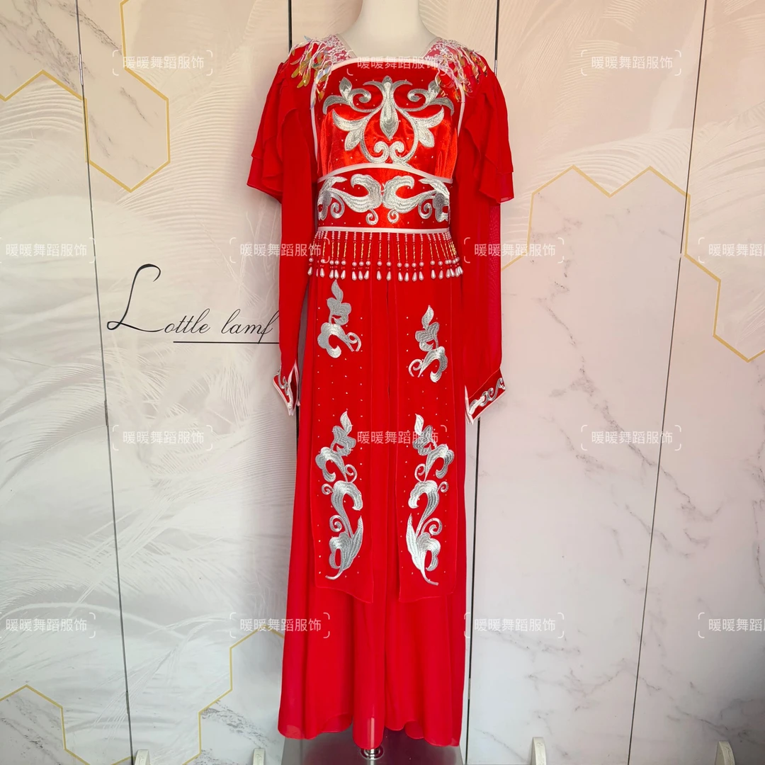 新款秧歌高档东北表演服装贵妃大秧歌演出服舞蹈广场二人转