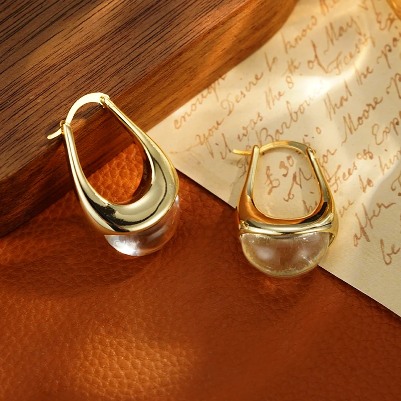 铜合金耳饰 5584【玲珑剔透】精致复古简约时尚OL高级感耳环