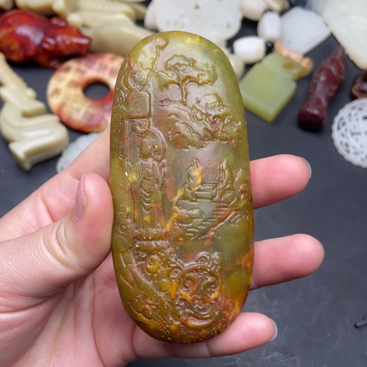 把件白玉菩提