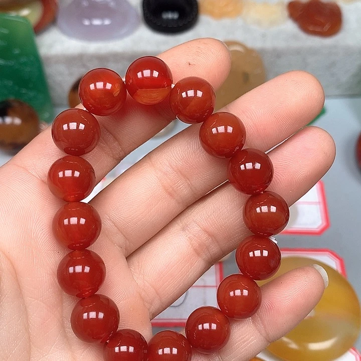 玛瑙/玉髓颈饰未镶嵌火*