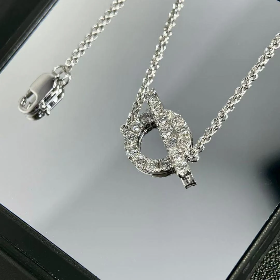 实验室培育钻石18K培育钻石项链