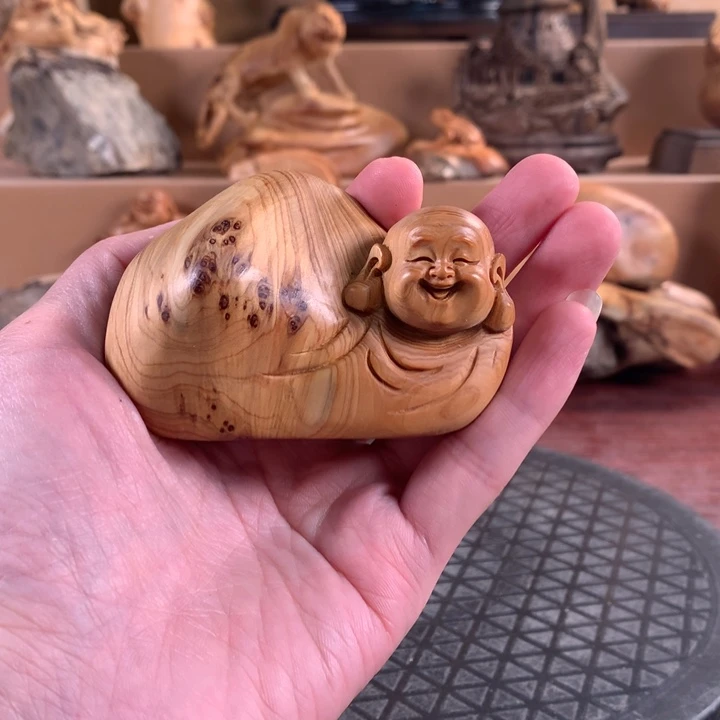 柏木（崖柏）根雕摆件