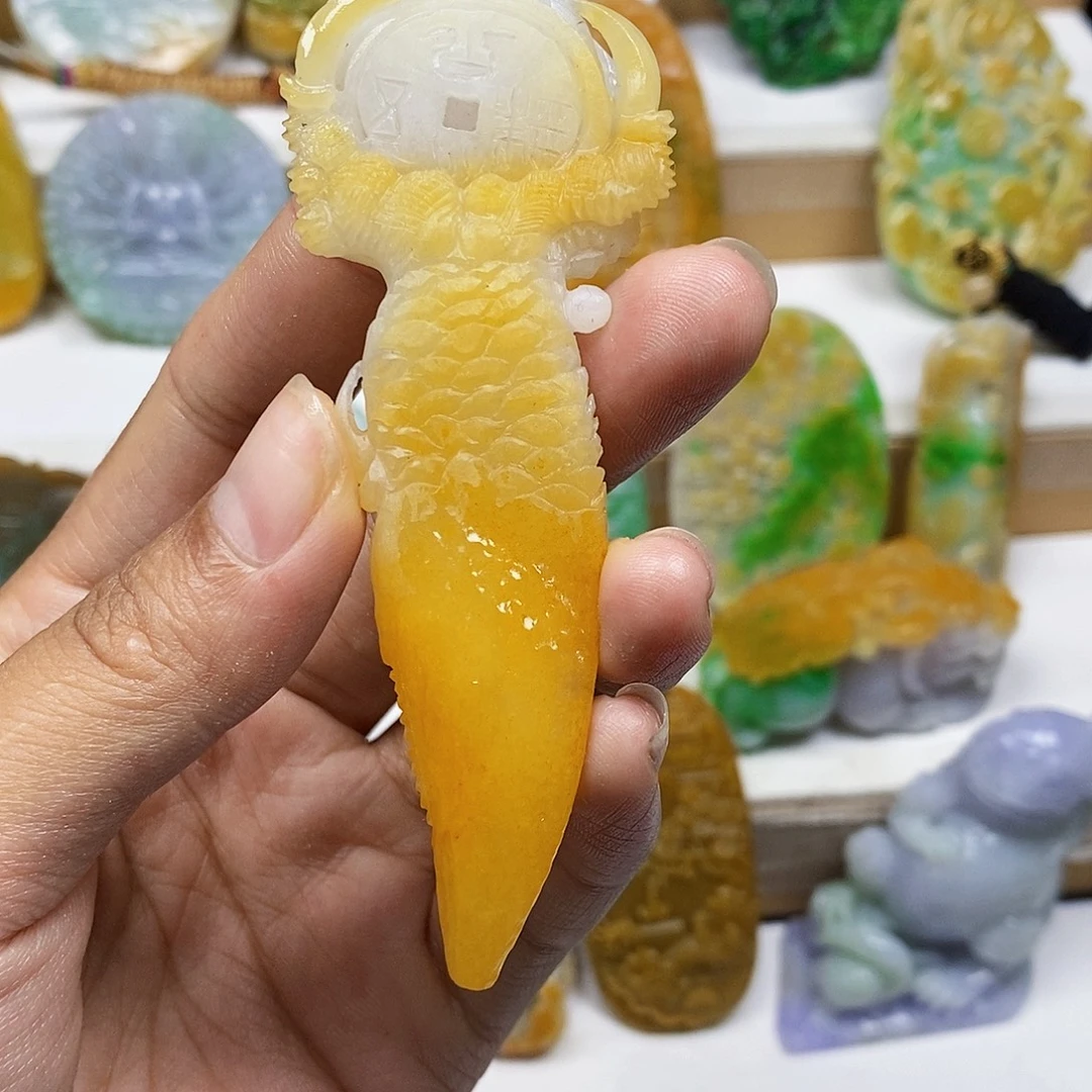 定制翡翠未镶嵌天然翡翠A货