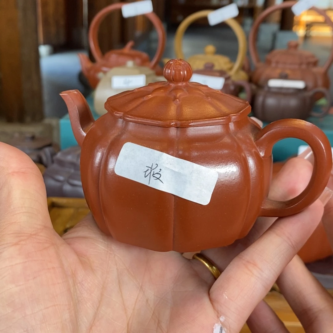 茶壶紫砂原矿泥料手工壶直播间