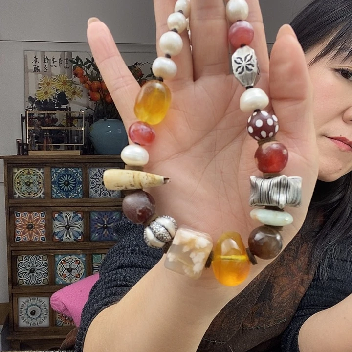 蜜蜡项链未镶嵌项链