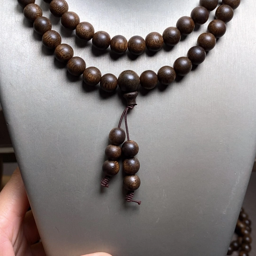 沉香手串越南芽庄白棋楠0.8✖️108