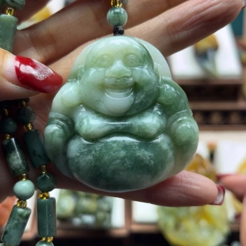 岫玉挂件未镶嵌挂件