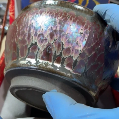 茶盏淮**南建阳建盏微瑕油滴