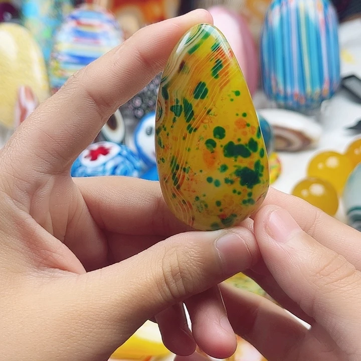 玛瑙/玉髓未镶嵌耳环