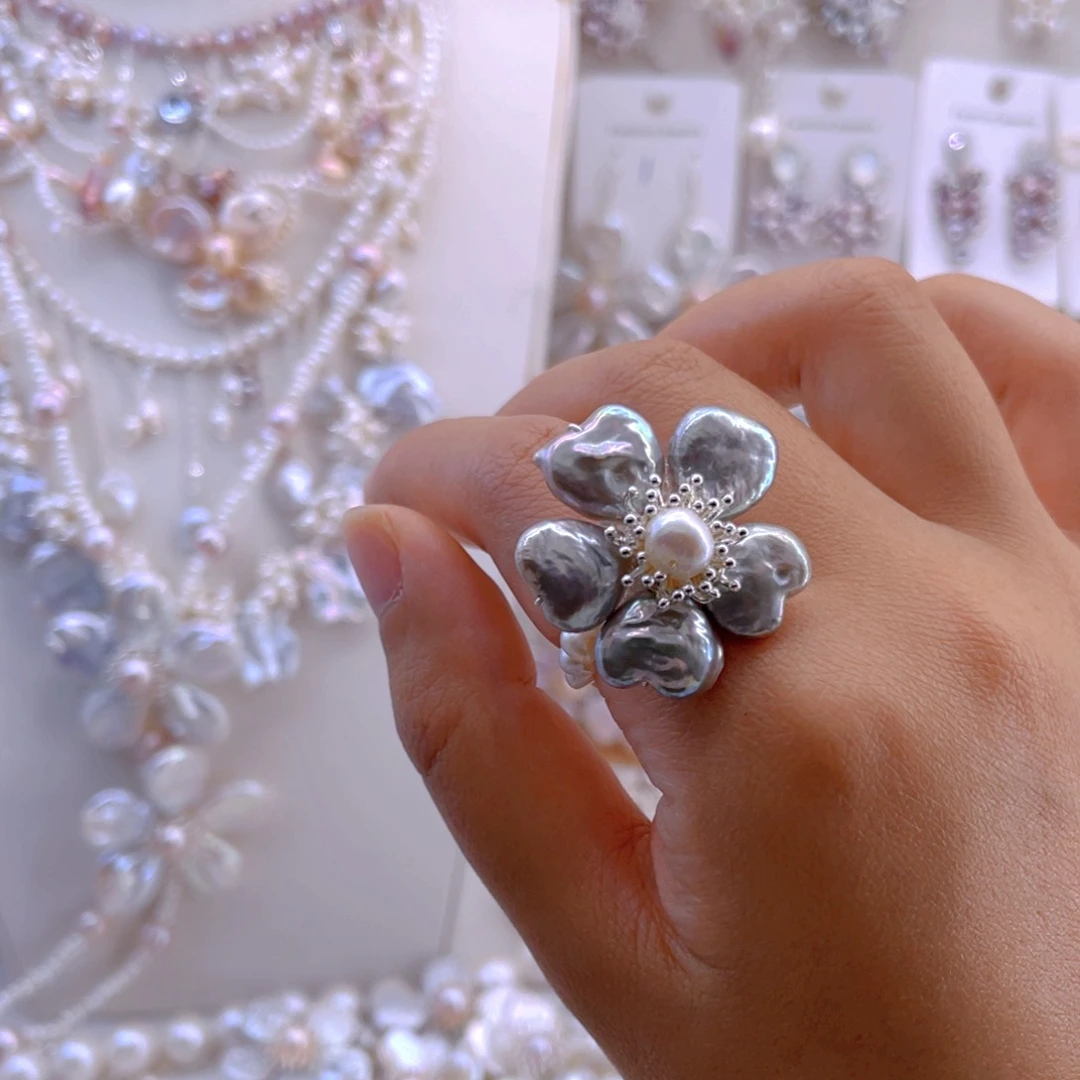 未镶嵌耳饰淡水珍珠