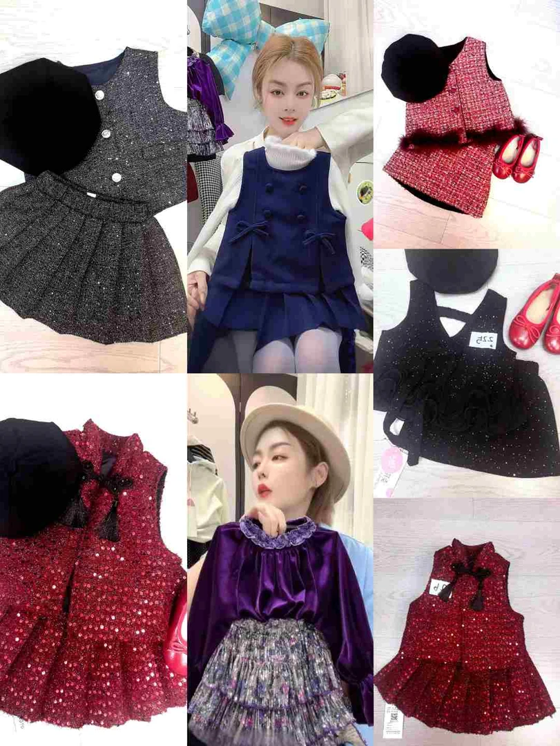 010-075儿童百搭时尚套装洋气时髦韩版女孩