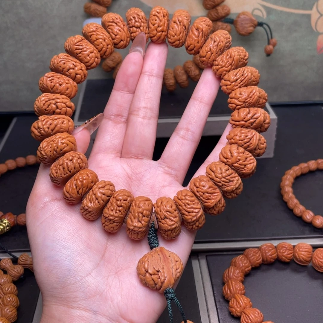 桃核吊坠23麒麟纹