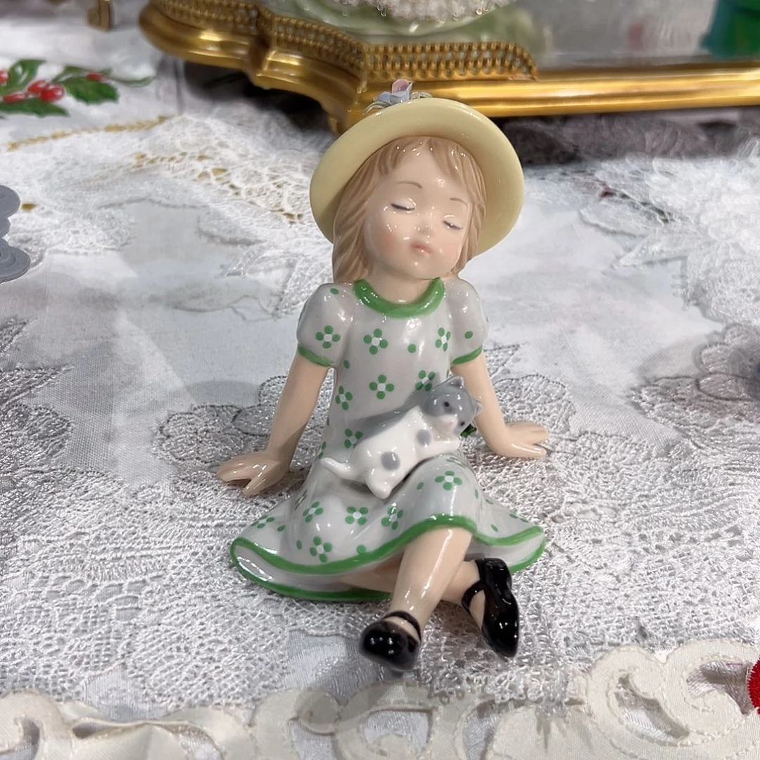 陶瓷0172骨瓷逗狗瓷偶摆件