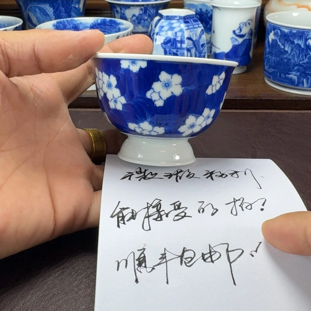 瓷片当代景德镇陶瓷手绘茶具
