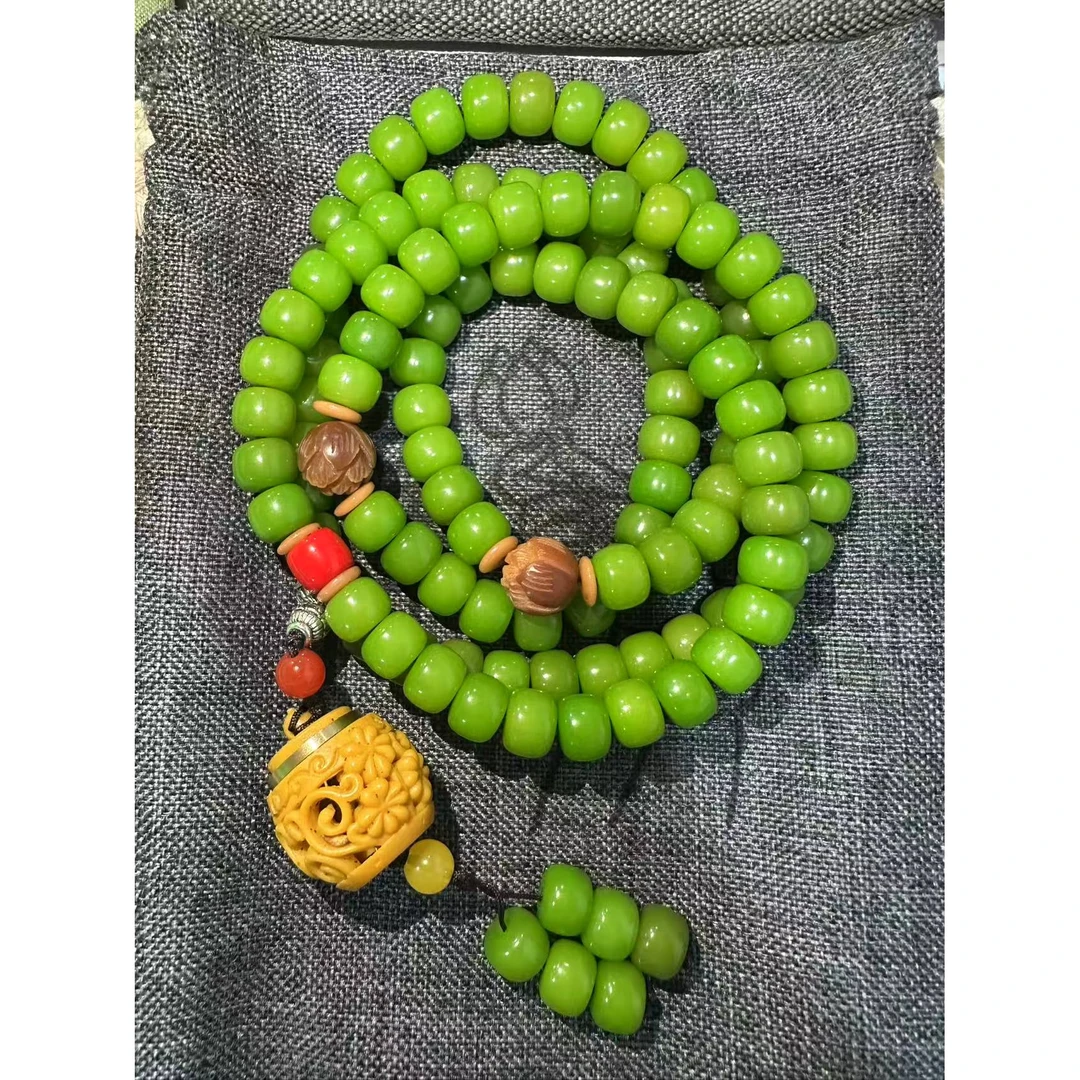 翠绿菩提多圈手串卡10X8 无礼盒 570