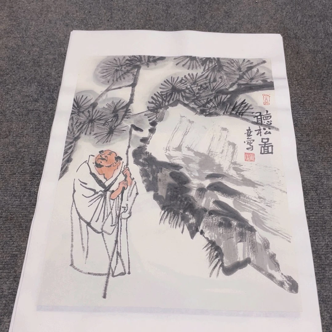 国画1.4平尺纯手绘国画作品
