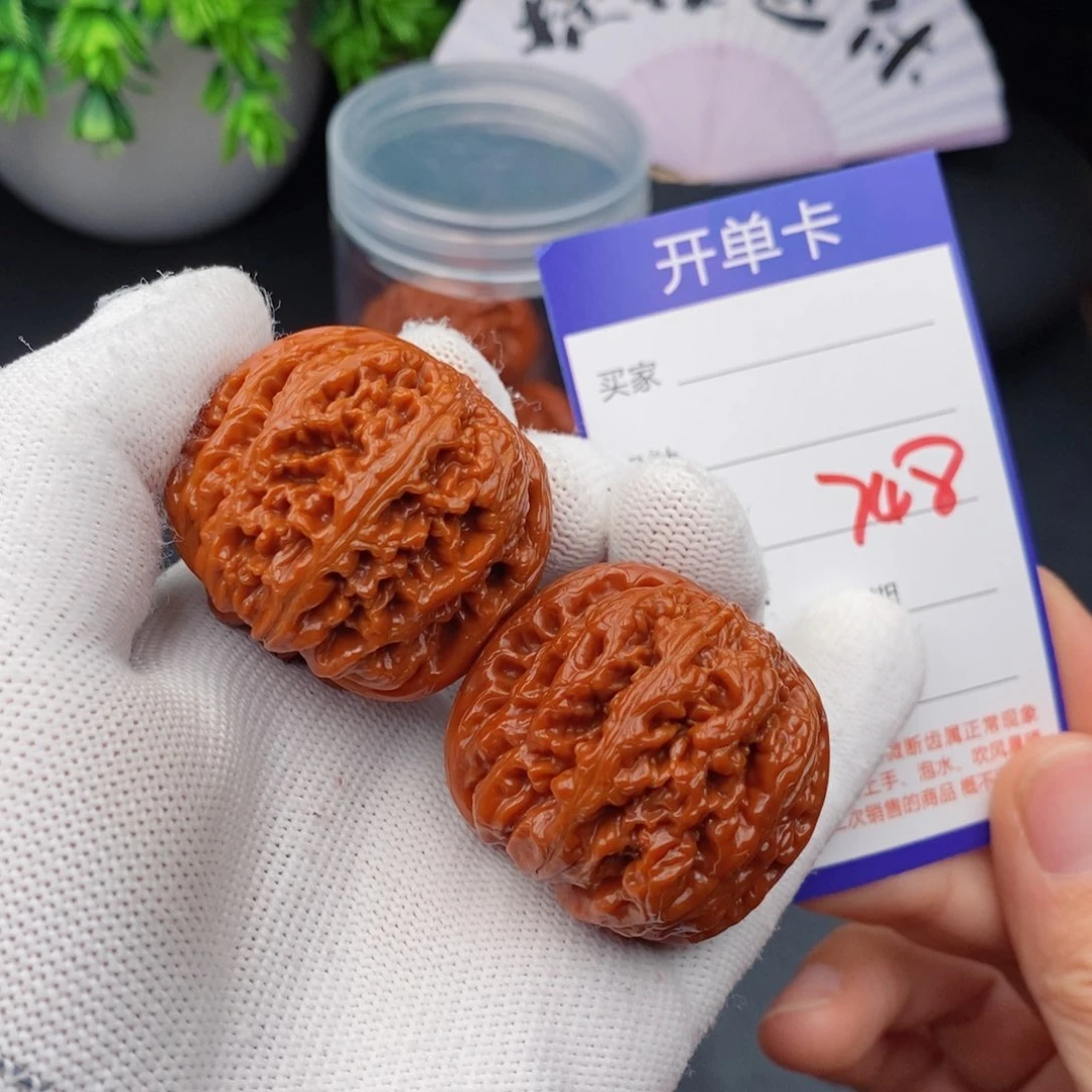 文玩核桃把件39粗筋748