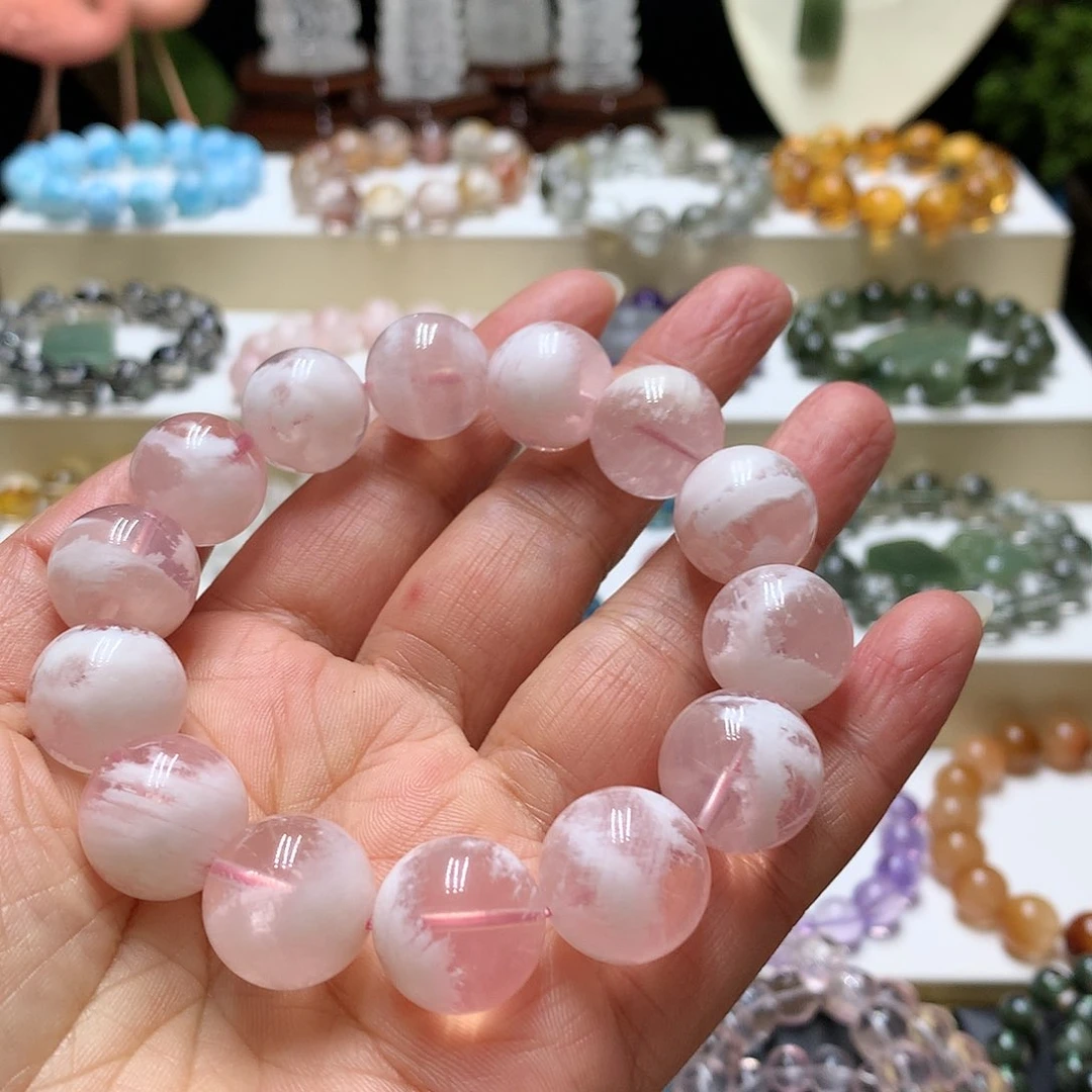 水晶手链未镶嵌?****u天然